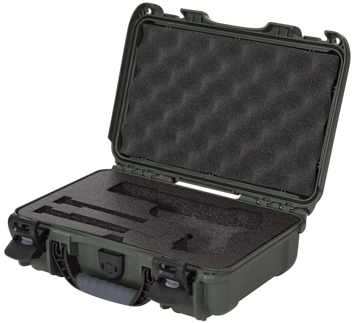 Nanuk 909 Classic Gun Case Waterproof Airline Approved Olive with Closed-Cell Foam 11.44" x 7" x 3.68" Interior