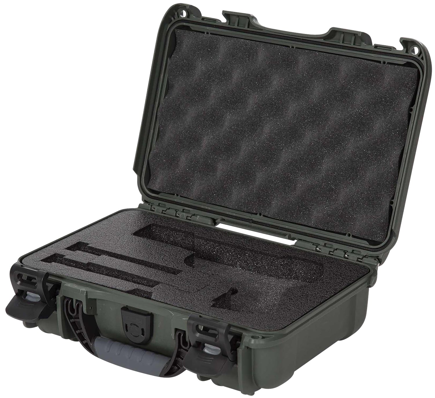 Nanuk 909 Classic Gun Case Waterproof Airline Approved Olive with Closed-Cell Foam 11.44" x 7" x 3.68" Interior