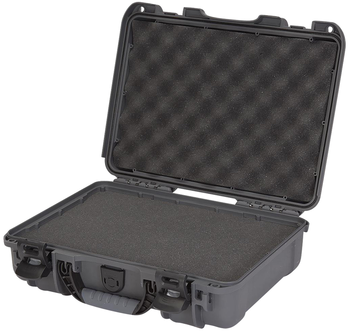 Nanuk 910 Waterproof Graphite Resin Hard Case with Foam Padding and Airline Approval