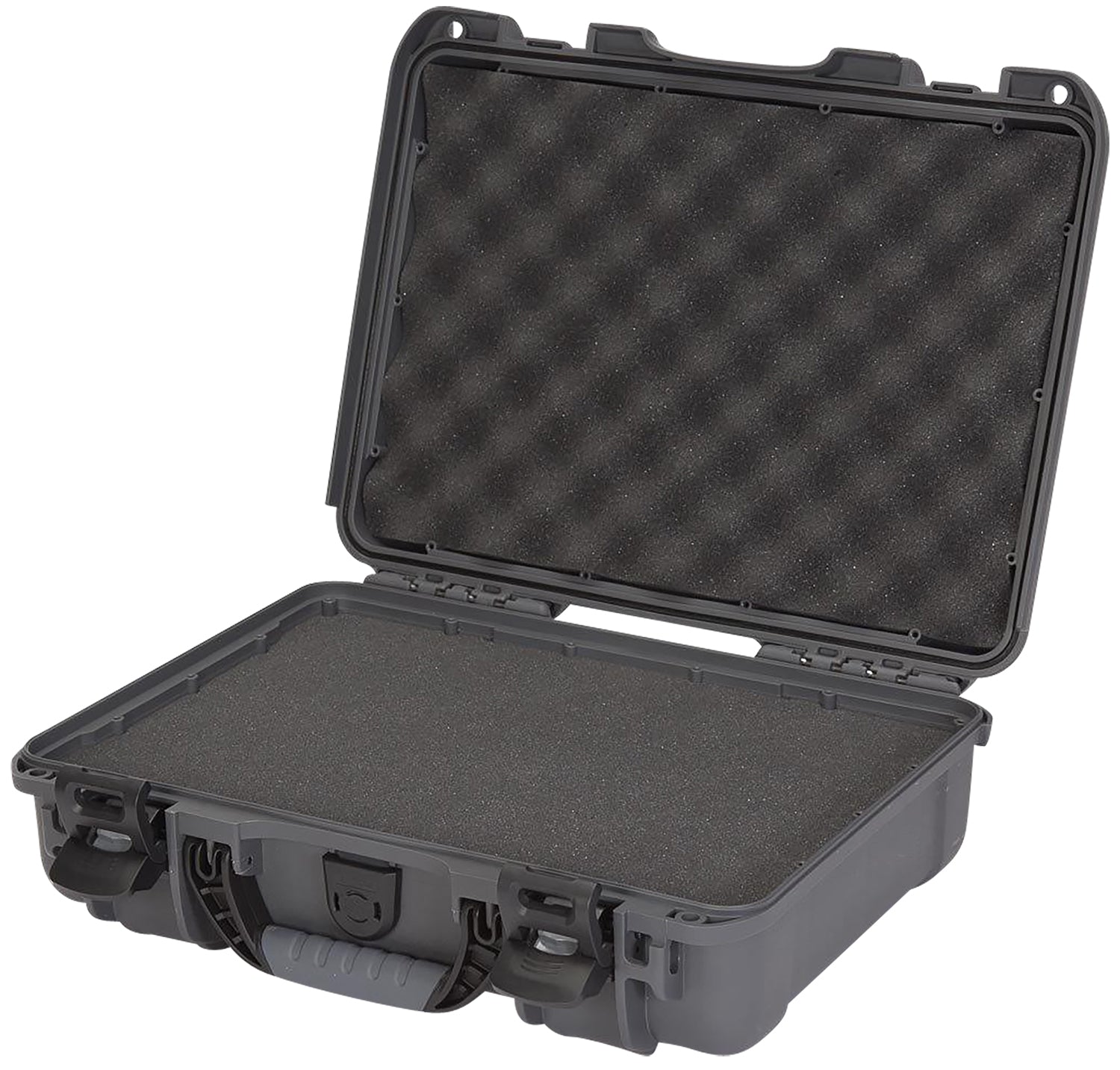 Nanuk 910 Waterproof Graphite Resin Hard Case with Foam Padding and Airline Approval