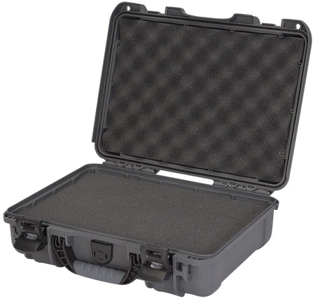 Nanuk 910 Waterproof Graphite Resin Hard Case with Foam Padding and Airline Approval