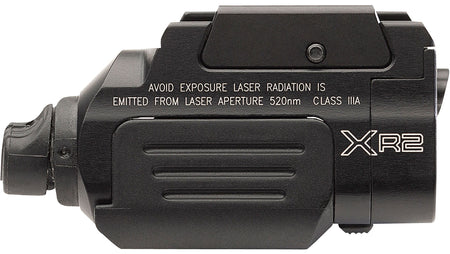 SureFire XR2AGN XR2-A-GN Compact Black Anodized 800 Lumen White LED Green Laser