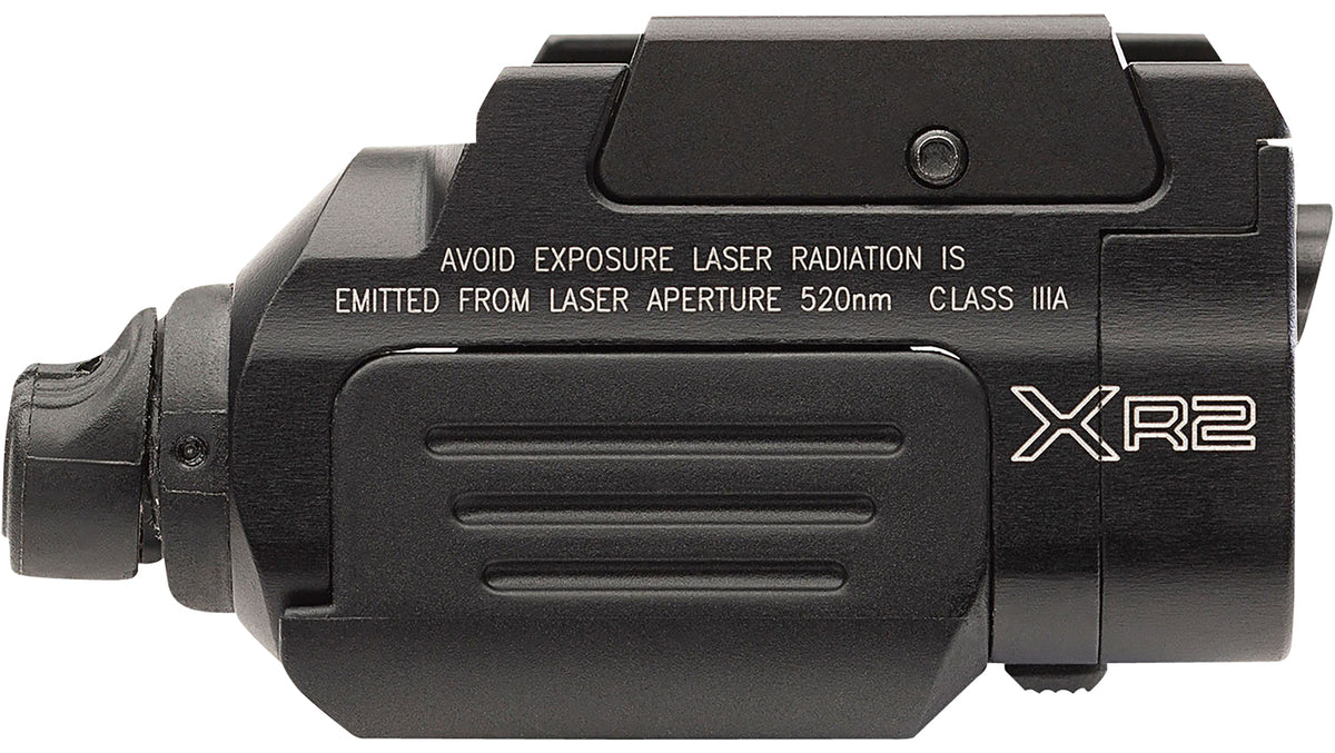 SureFire XR2ARD XR2-A-RD Compact Weapon Light Black 800 Lumens White LED/Red Laser Rechargeable