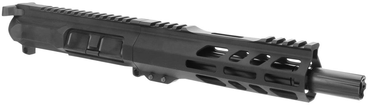 TacFire 9mm Luger Pistol Upper Assembly 7" Black Nitride Barrel M-LOK Handguard with BCG