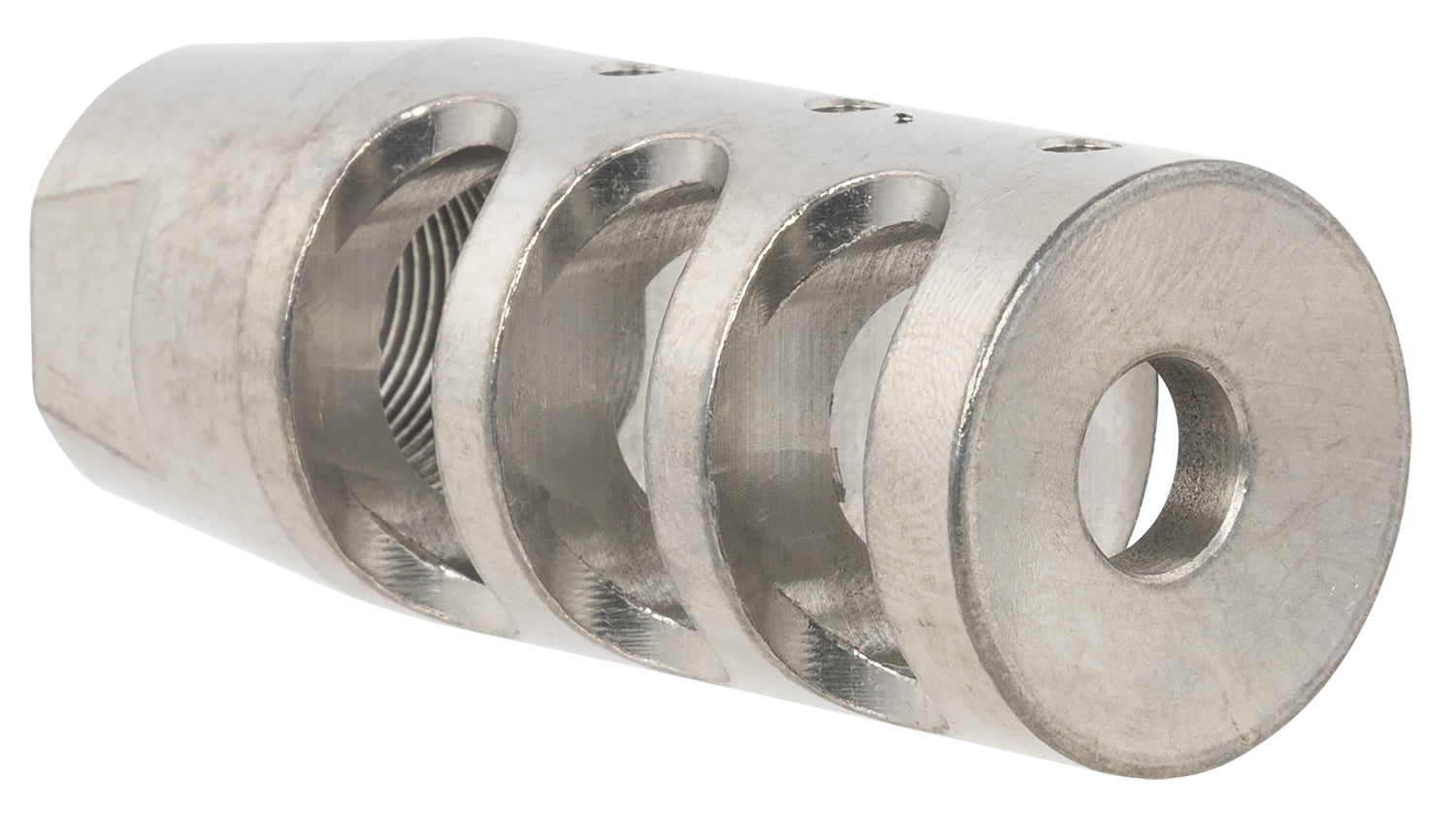 TacFire Compact Compensator Stainless Steel 5/8"-24 TPI 2.50" OAL for 308 Win USA Made