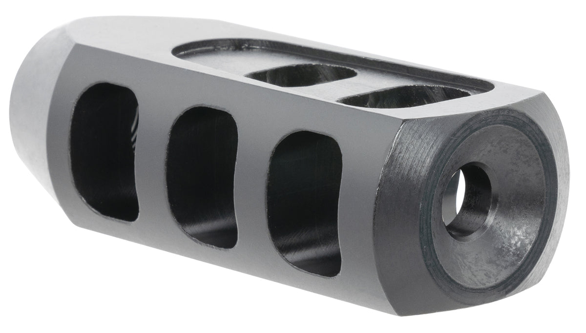 TacFire Tanker Muzzle Brake Black Oxide Steel 1/2"-28 TPI 2.76" OAL for 5.56x45mm NATO