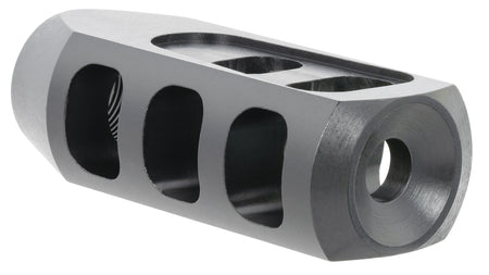 TacFire Tanker Muzzle Brake Black Oxide Steel 5/8"-24 TPI 2.76" OAL for 308 Win