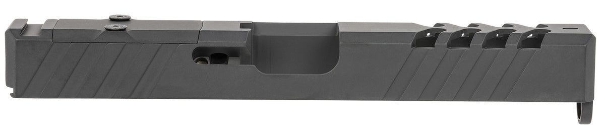 TacFire Replacement Slide 40 S&W Graphite Black Cerakote Stainless Steel Optics Cut for Glock 22 Gen3