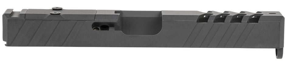 TacFire Replacement Slide 40 S&W Graphite Black Cerakote Stainless Steel Optics Cut for Glock 22 Gen3