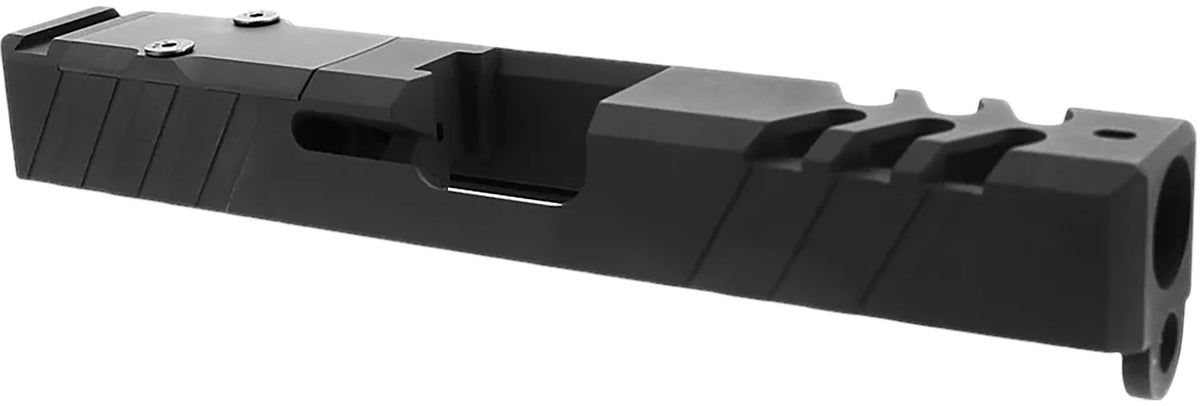 TacFire Replacement Slide 40 S&W Graphite Black Cerakote Stainless Steel Optics Cut for Glock 23 Gen3