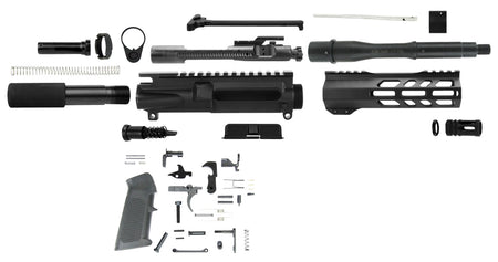 TacFire AR Build Kit 5.56x45mm NATO 7.5" Barrel Black AR Platform Pistol