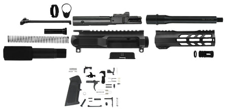 TacFire AR Pistol Build Kit 9mm Luger 7.50" Barrel Black AR Platform