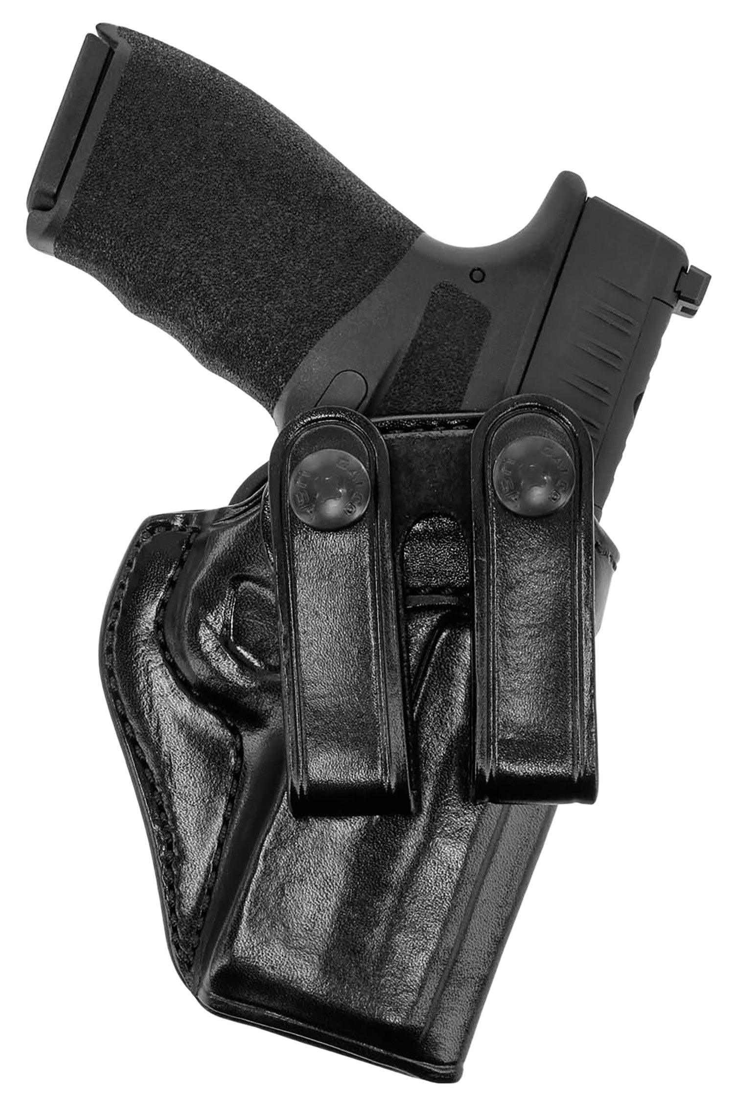 Galco Summer Comfort IWB Black Leather Belt Loop Holster for Springfield Hellcat Pro Right Hand