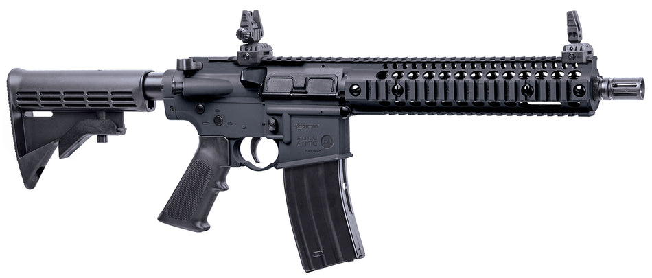 Crosman CFAR1B Full Auto R1 CO2 BB Air Rifle .177 Cal 25rd All Black 6-Position Stock