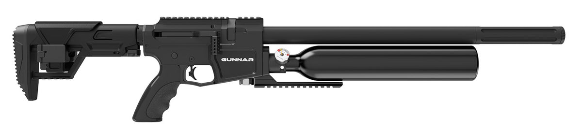 Crosman BPG25S Benjamin Gunnar PCP Air Rifle .25 Cal Black Adjustable AR Stock