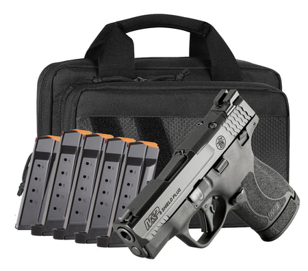 S&W M&P9SHLD+ 14724 9M OR TS CARRY ON BUNDLE