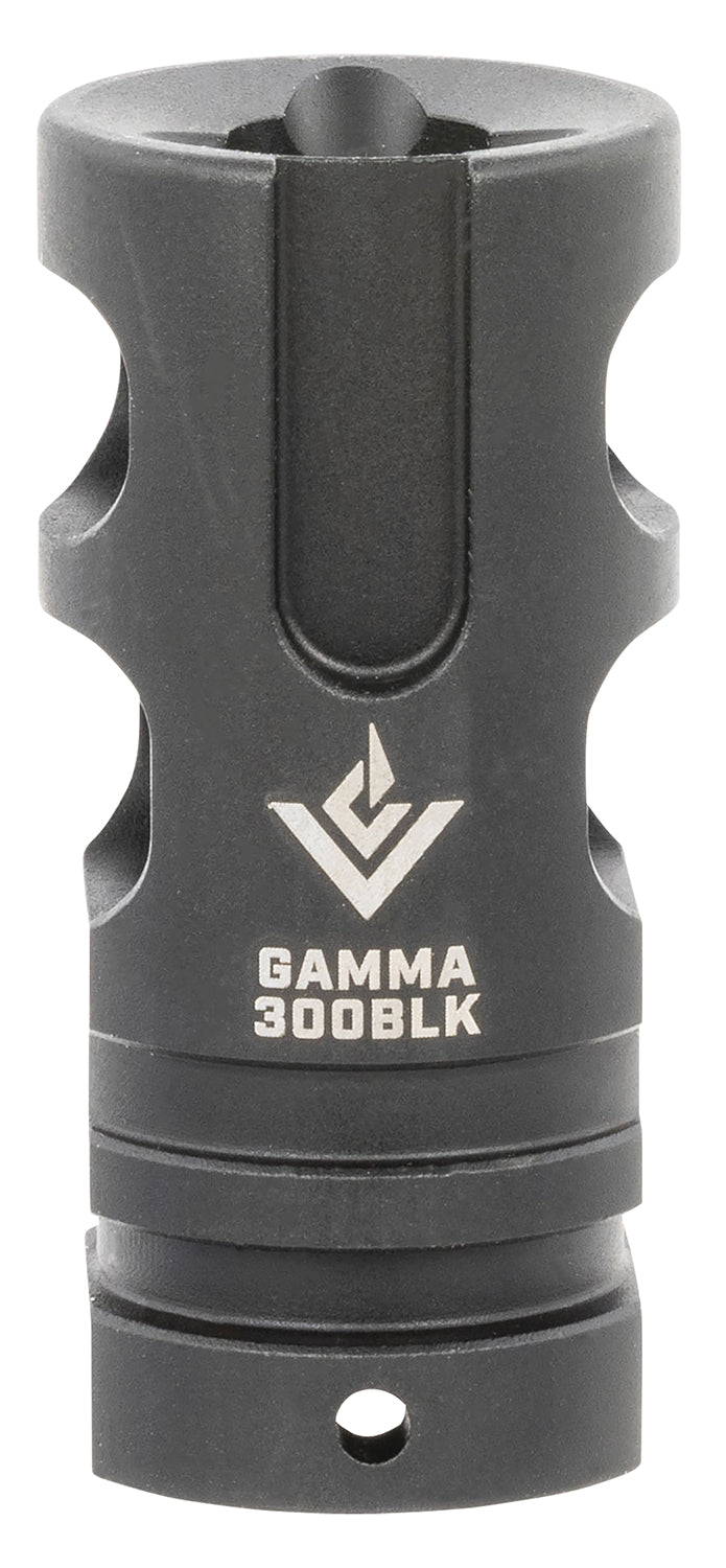 VG6 Precision APVG200003A GAMMA 300BLK Black Nitride Muzzle Brake for 300 Blackout 308 Win AR-15