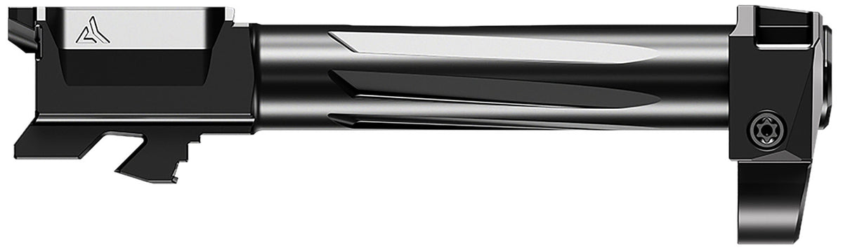 Radian Weapons G19G4ILRN Ramjet + Afterburner Combo 9mm Luger Glock 19 Gen4 Black Stainless Steel Fluted Barrel