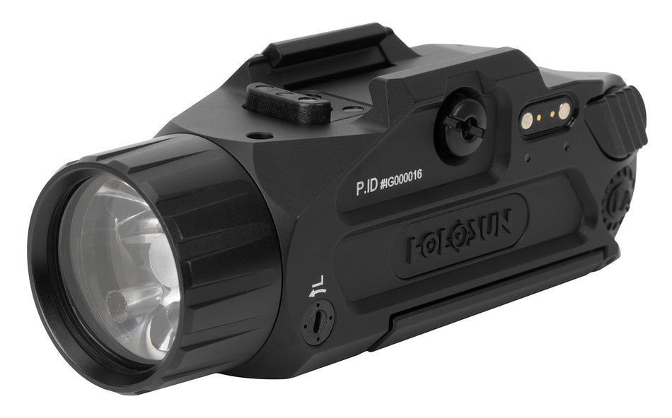 Holosun PIDDUAL Positive Identification Device Dual Green/IR Laser 400/800 Lumens White LED Black Anodized