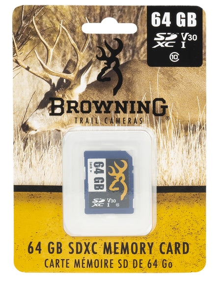 Browning Trail Cameras 64GSD 64GB SD Memory Card for Trail Cameras