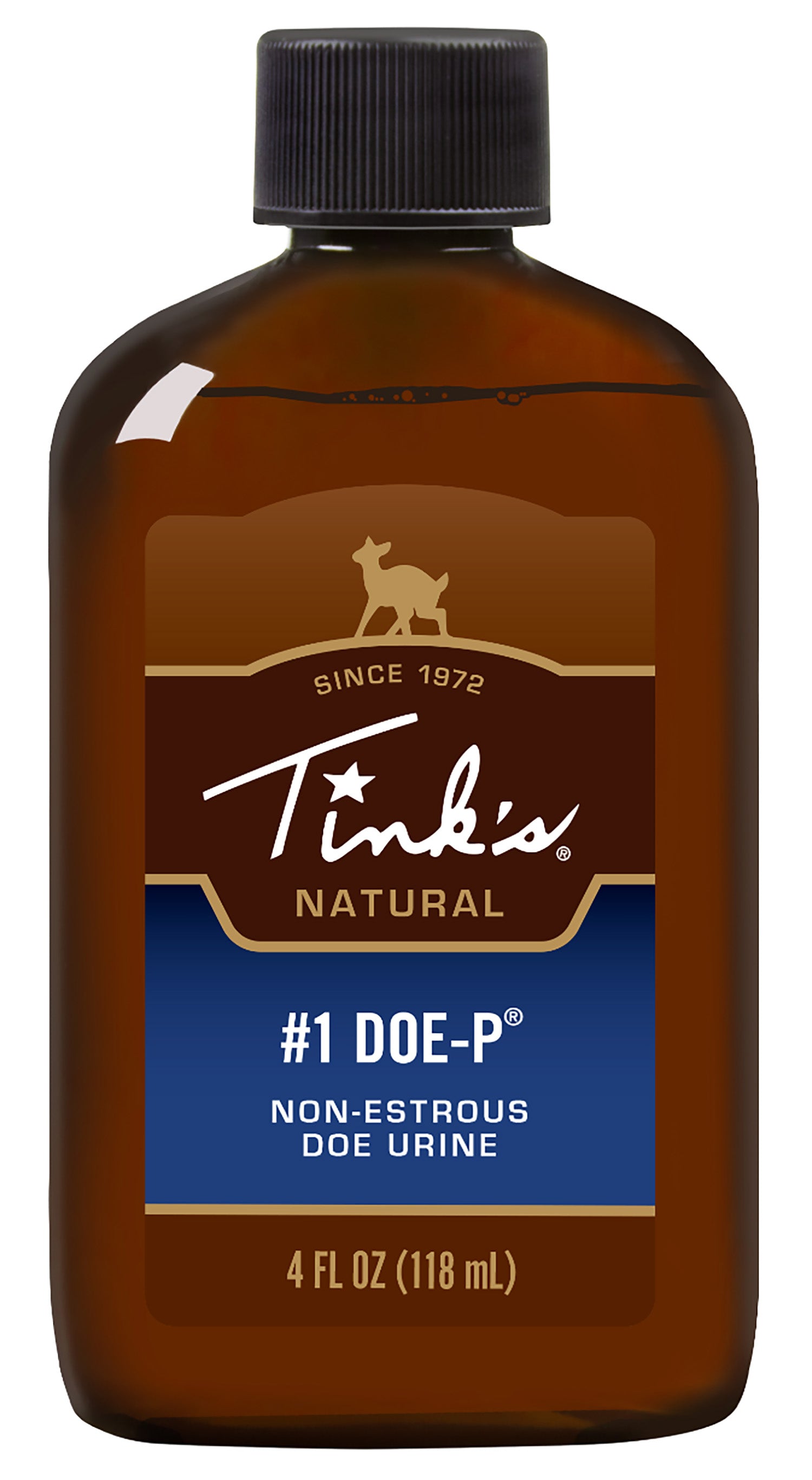 Tinks W6216 #1 Doe-P Doe Urine Deer Attractant 4oz Plastic Bottle