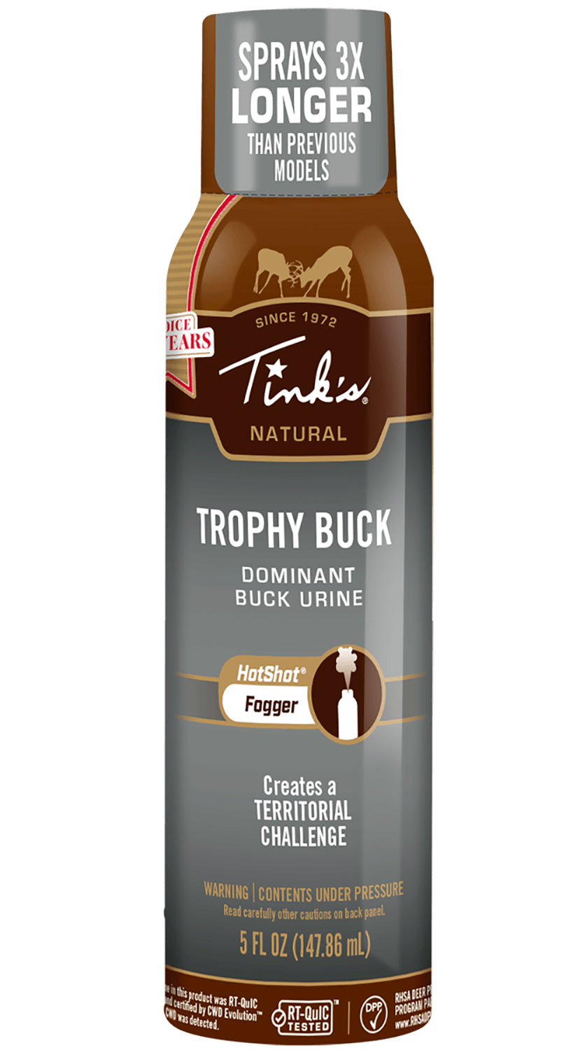 Tinks Trophy Buck Fogger Deer Attractant 100% Buck Urine Scent 5 oz Spray
