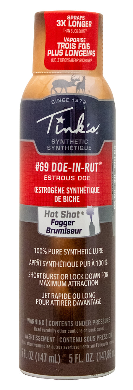 Tinks #69 Doe-In-Rut Synthetic Fogger Deer Attractant Doe In Estrus 5 oz Aerosol