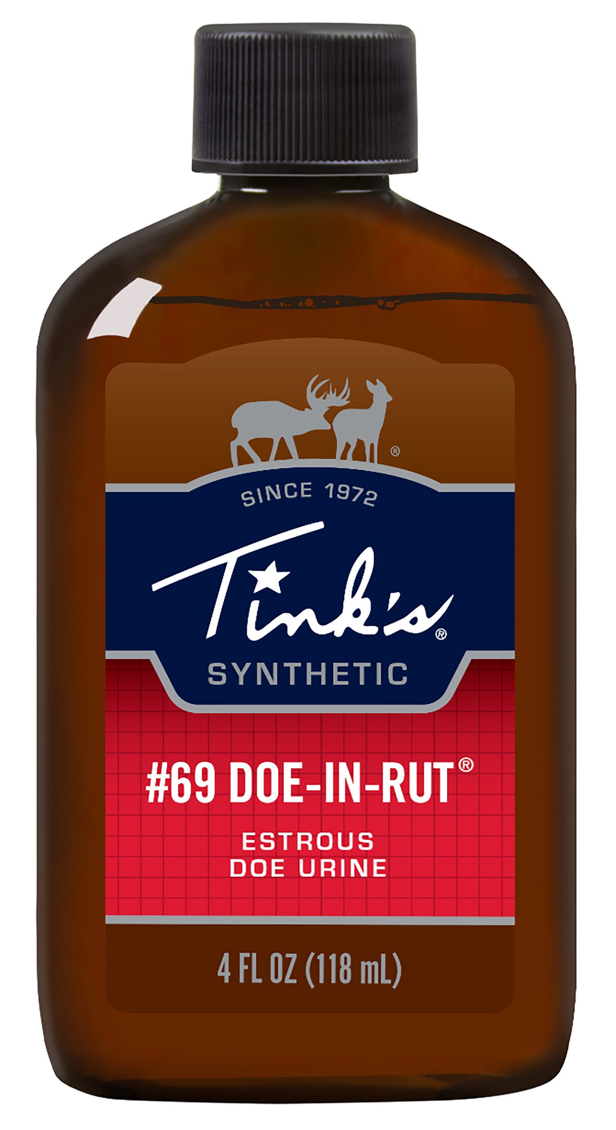 Tinks #69 Doe-In-Rut Synthetic Deer Attractant Doe In Estrus 4 oz Squeeze Bottle