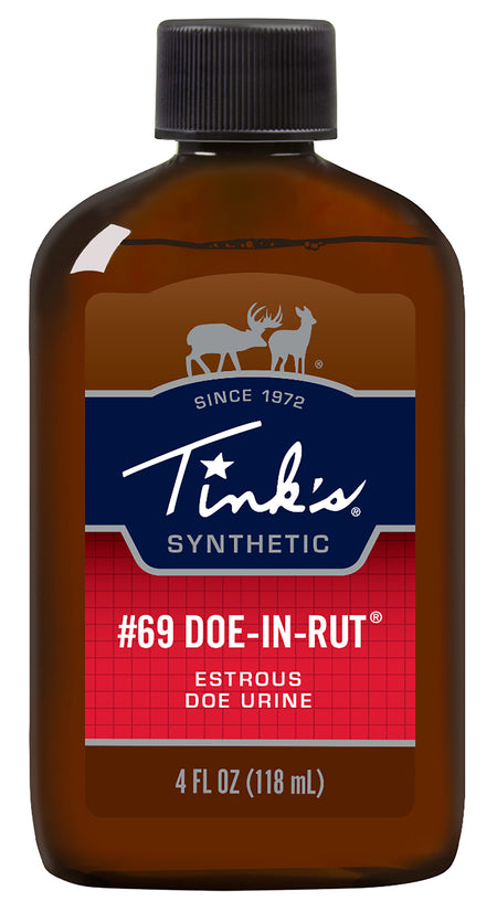 Tinks #69 Doe-In-Rut Synthetic Deer Attractant Doe In Estrus 4 oz Squeeze Bottle