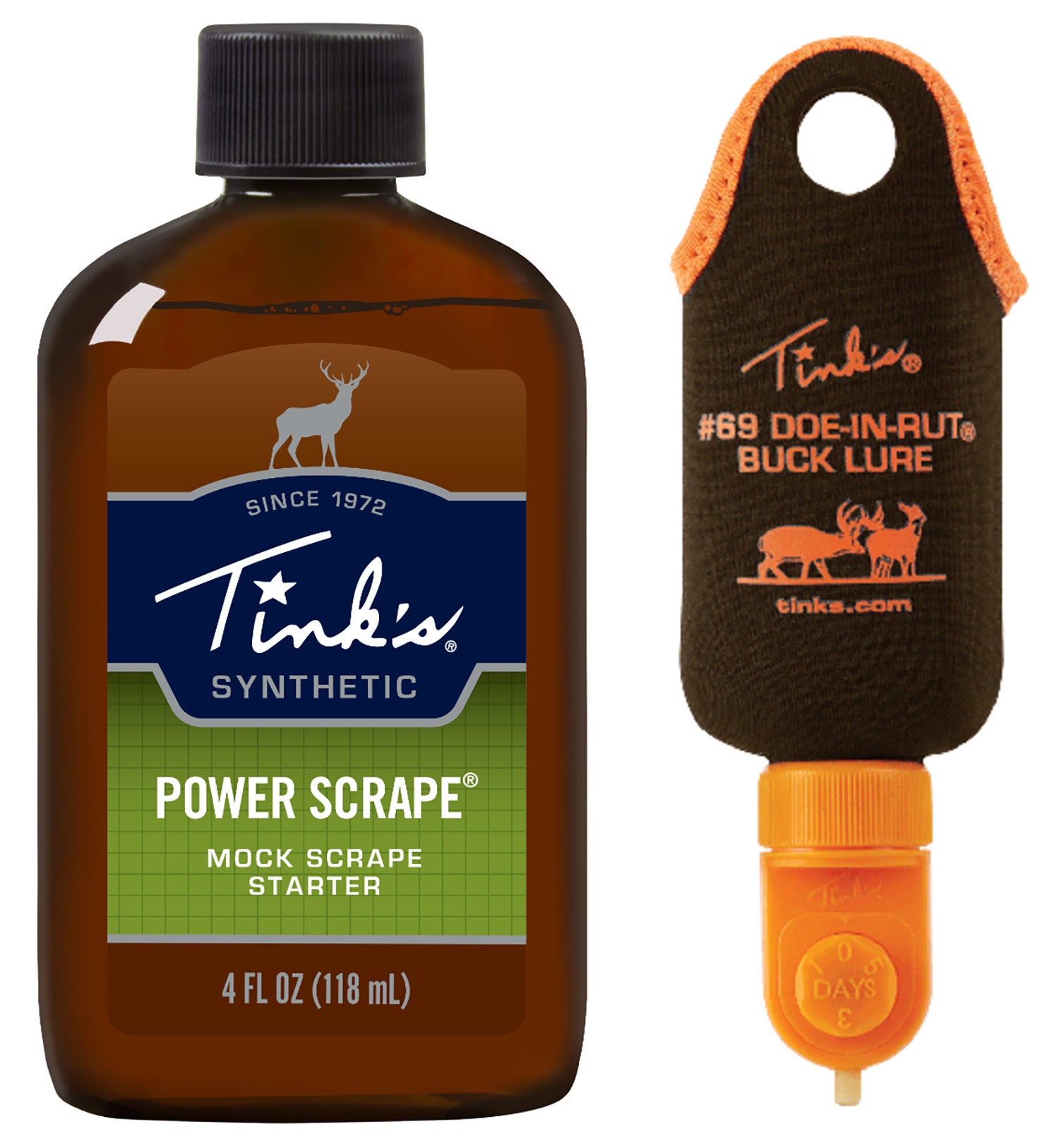 Tinks Dial-A-Dripper Power Scrape Combo Deer Attractant Mock Scrape Starter 4 oz