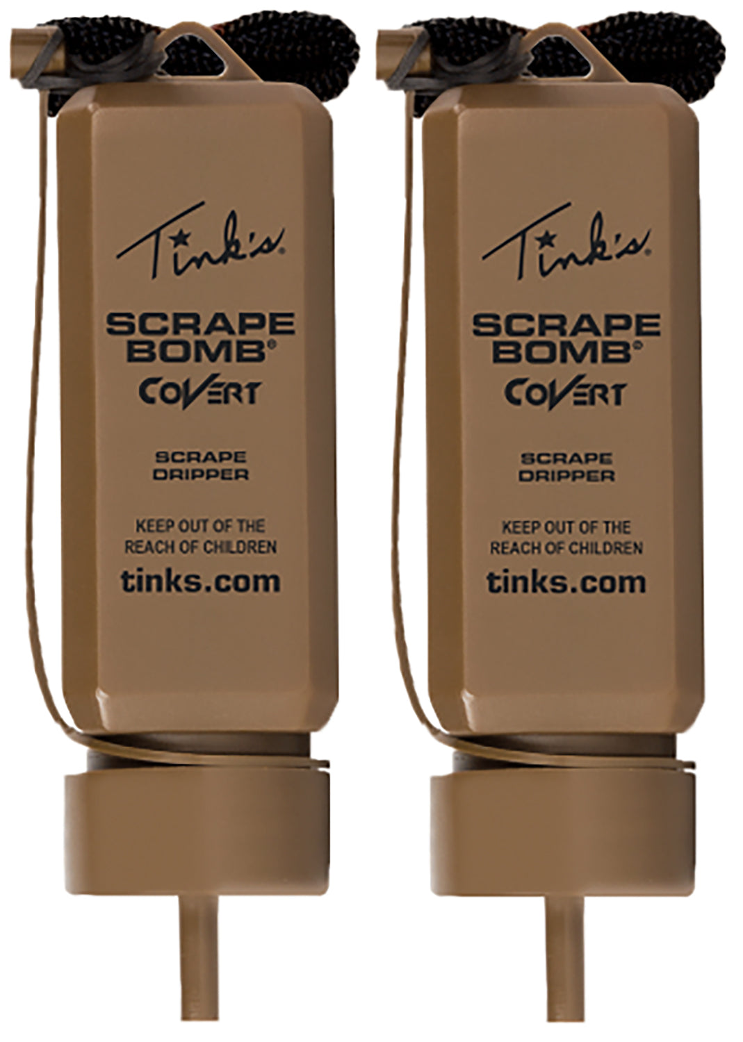 Tinks Covert Scrape Bomb Dripper 2 oz 2 Pack Deer Scent Dispersal