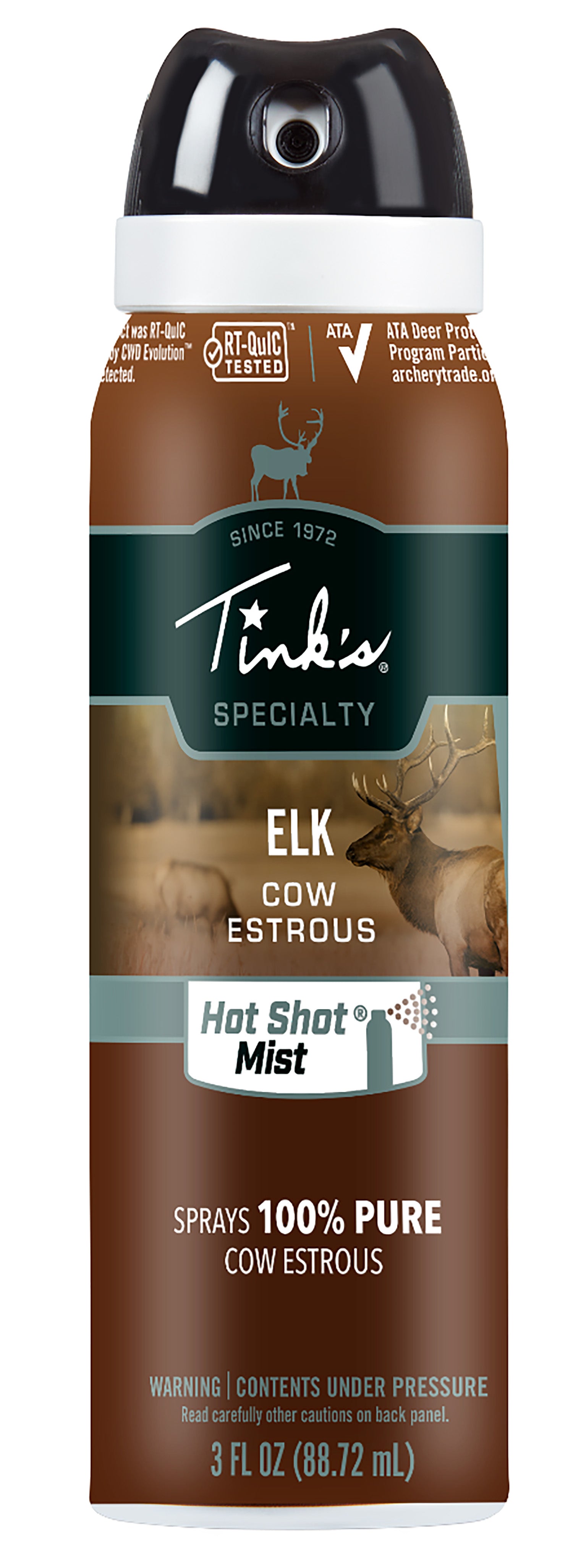 Tinks Hot Shot Cow Elk Estrous Mist Attractant 3 oz Aerosol