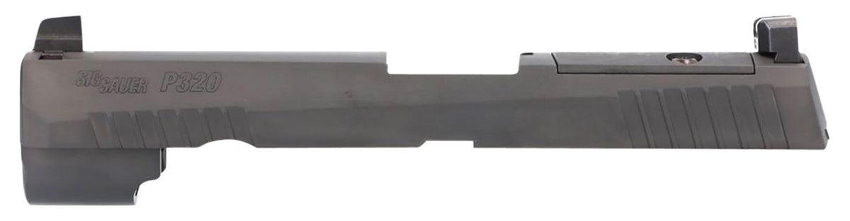 Sig Sauer P320 Optic Ready Slide Assembly 9mm Nitron Black Stainless Steel with XRAY3 Suppressor Sights