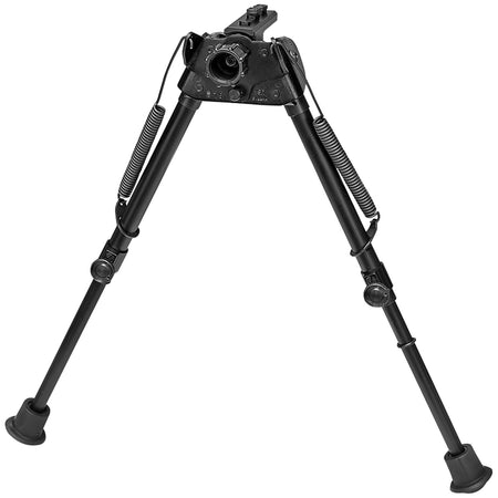 Harris Bipods S-L2M-LOK Swivel L M-LOK Bipod, 9-13", Self-Leveling Legs, Black Steel/Aluminum