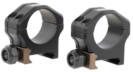 Christensen Arms 8100004100 PRSR-X2 Ultralight Scope Rings Black Anodized 1" Low