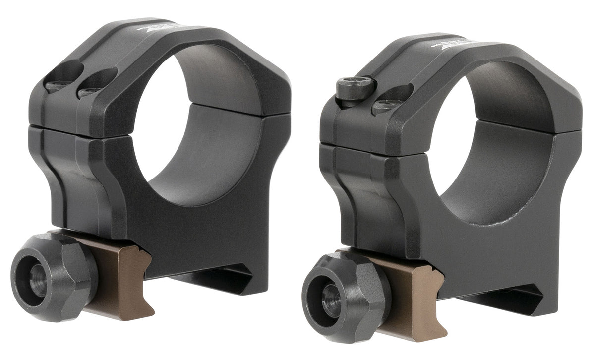 Christensen Arms 8100004101 PRSR-X2 Ultralight Scope Rings Black Anodized 1" Medium