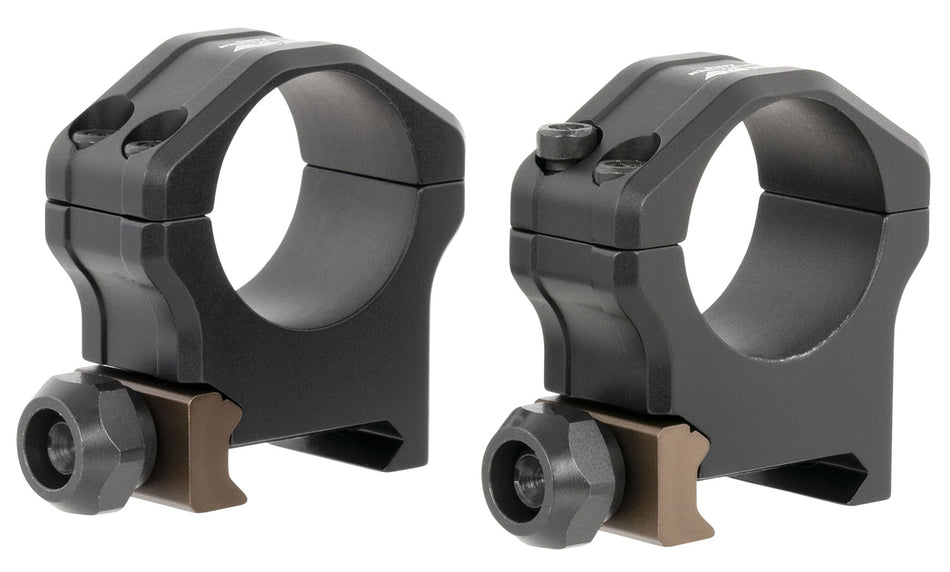 Christensen Arms 8100004101 PRSR-X2 Ultralight Scope Rings Black Anodized 1" Medium