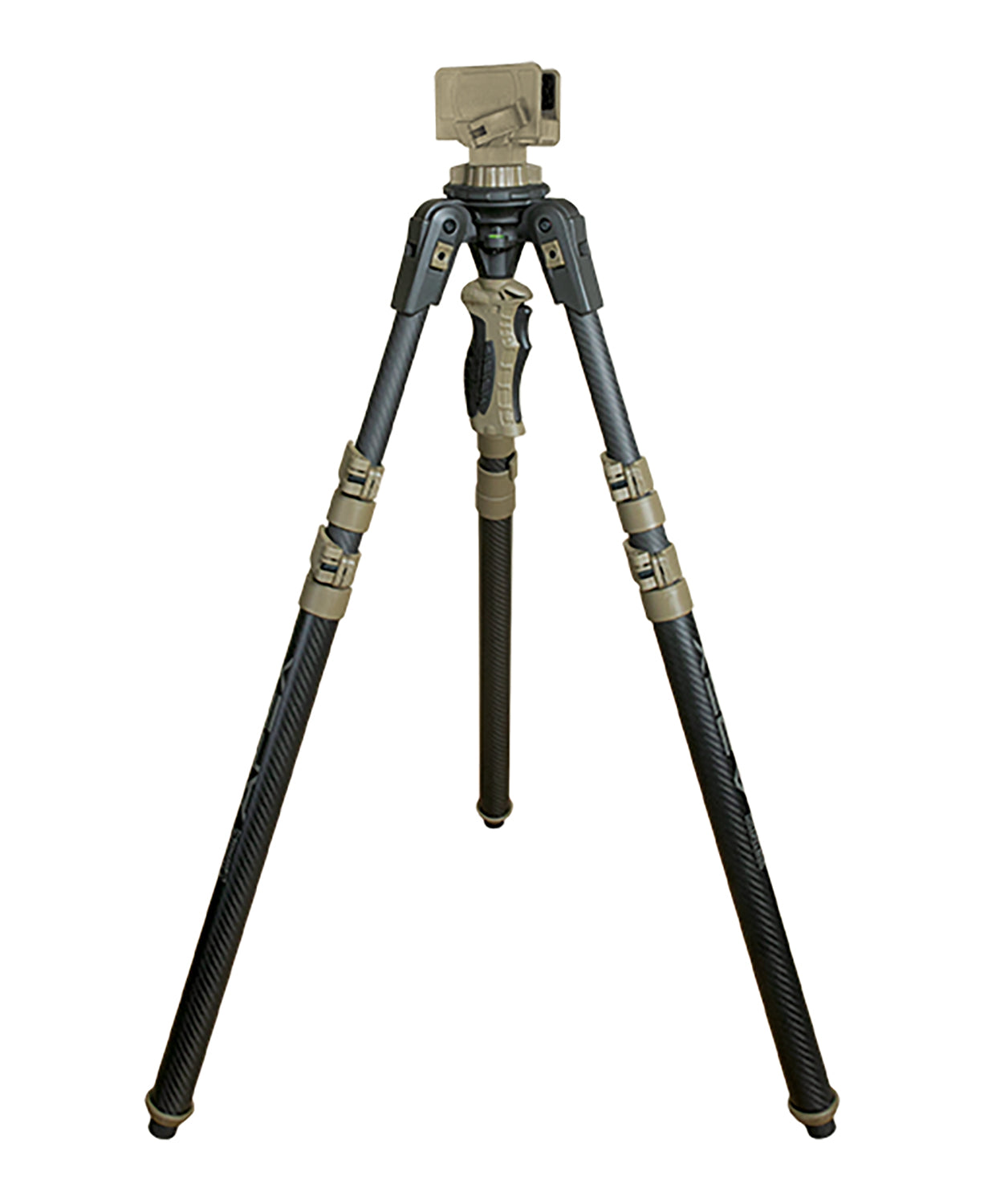 Primos 65900 Trigger Stick Apex Tripod, Aluminum/Carbon Fiber, FDE Accent, 28-62"