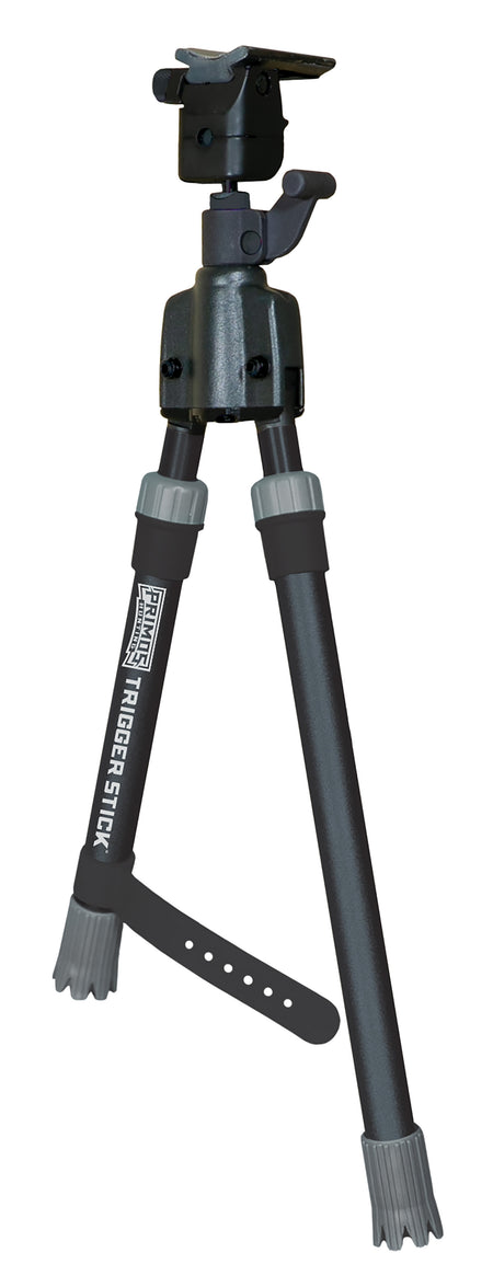 Primos 65825 Trigger Stick Bipod, Steel, Black/Gray, QD Swivel Stud, Short