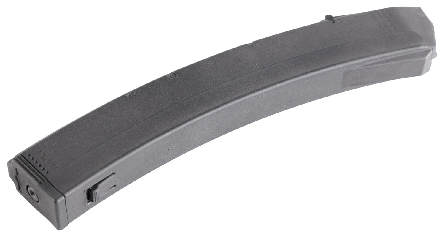 Patriot Ordnance Factory 00831 Phoenix 35rd Curved 9mm Luger Magazine Black Polymer
