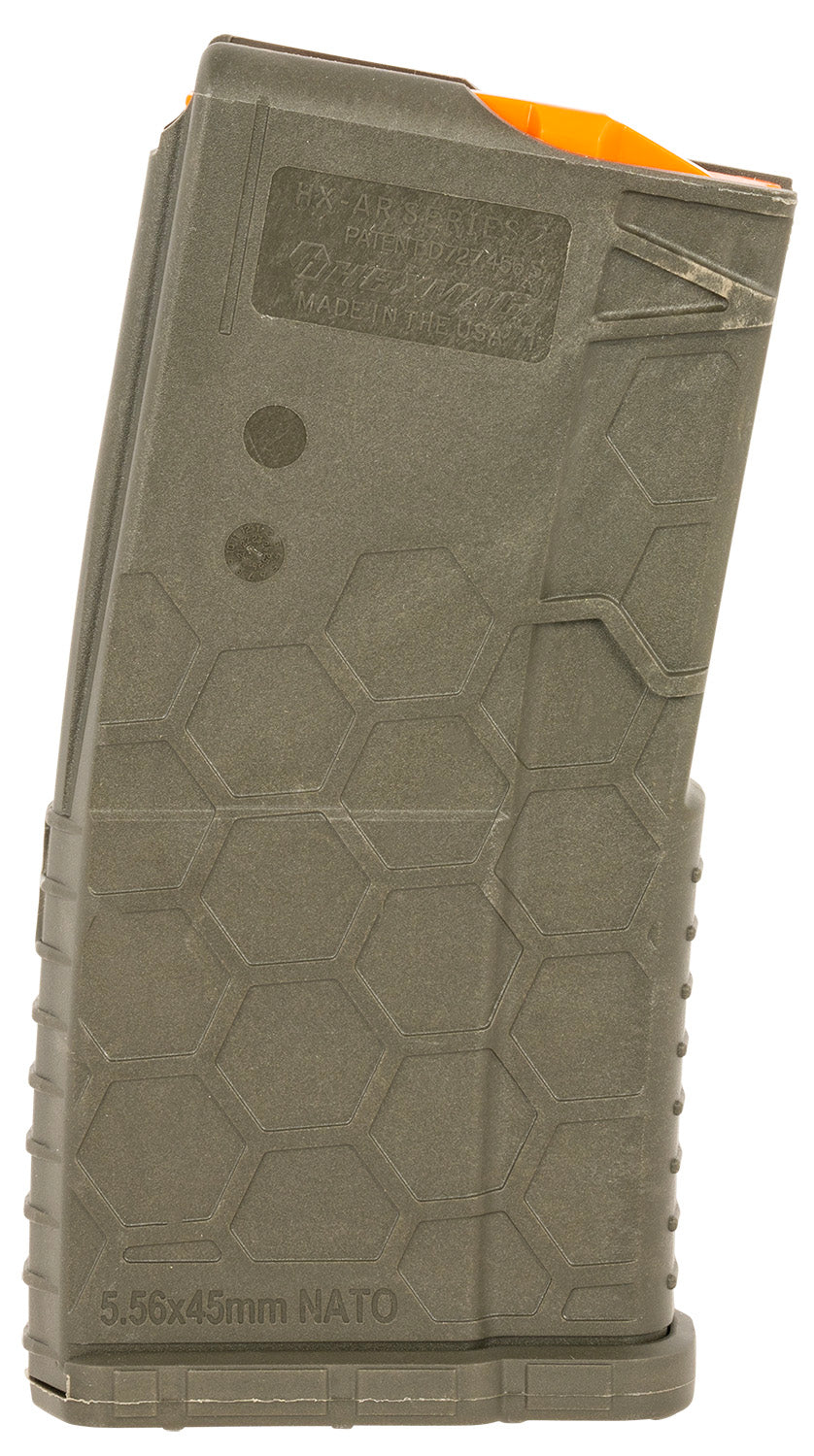Hexmag HX1020AR15ODG Shorty OD Green Polymer 10rd 5.56x45mm NATO Magazine for AR-15