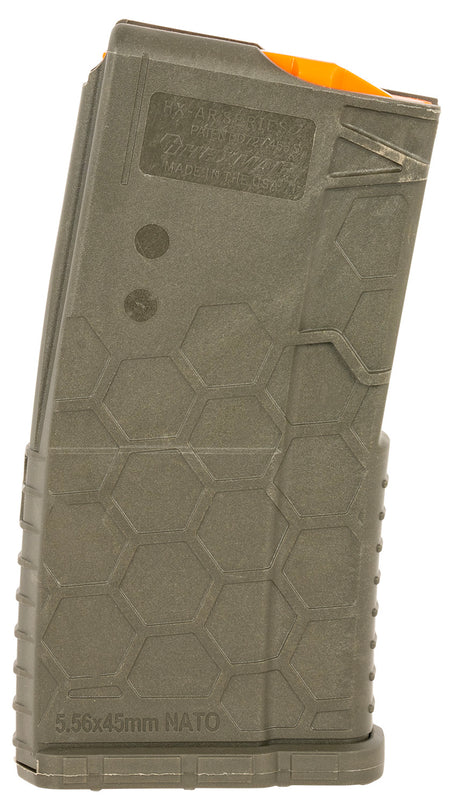 Hexmag HX1020AR15ODG Shorty OD Green Polymer 10rd 5.56x45mm NATO Magazine for AR-15