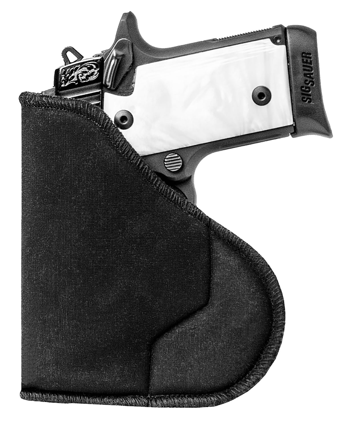 Sentry HexGrip IWB Pocket Holster Black Nylon Fits Glock 17/20/22 Ambidextrous