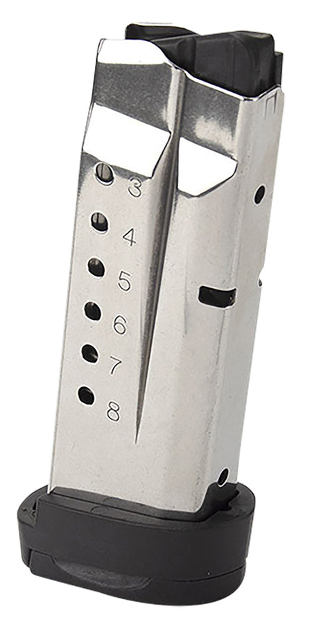 Ed Brown RMPMAG8SHIELD S&W M&P Shield 8-Round Extended 9mm Luger Stainless Steel Magazine