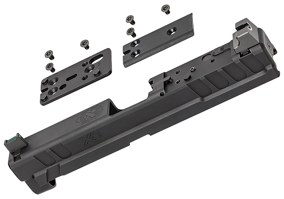 Springfield Armory XD4901 XD OSP 9mm Black Steel Slide Assembly with Optics Cut & Suppressor Height Night Sights