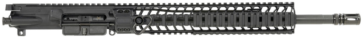 Spikes Tactical 5.56x45mm NATO Midlength Complete Upper 16" Barrel, 12" Picatinny Handguard, A2 Flash Hider, Black