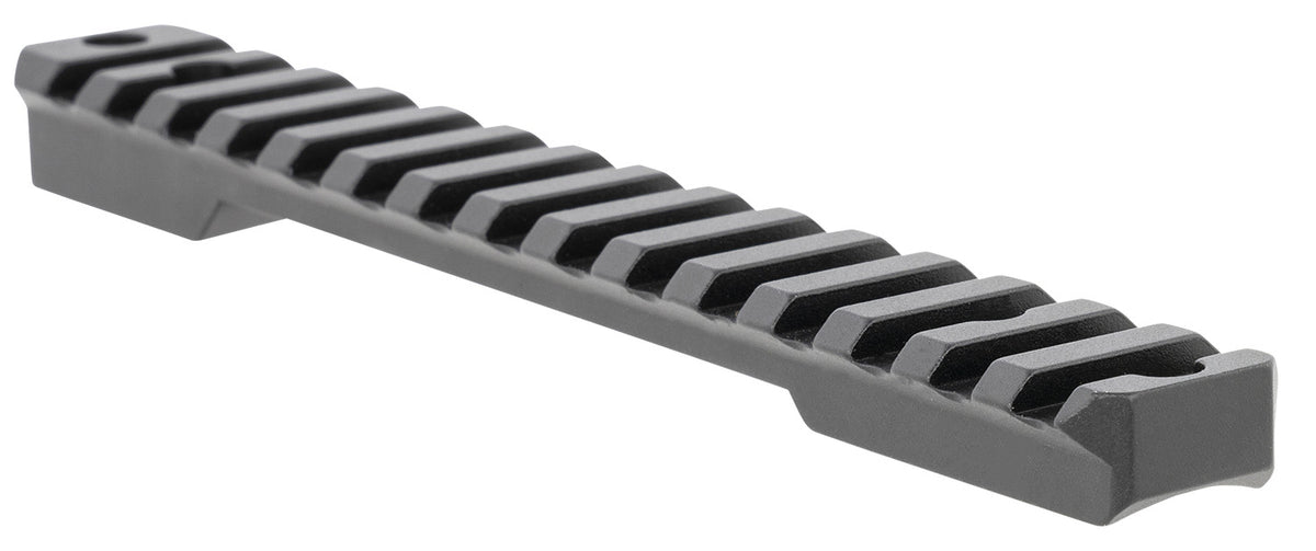 Talley PLM258779 Fierce Rivalry Picatinny Rail Black Anodized Long Action 20 MOA Optic Rail