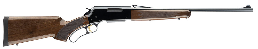 Browning 034009118 BLR Lightweight Full Size 308 Win 4+1 20" Blue Polished Sporter Barrel, Drilled & Tapped Black Polished Aluminum Receiver, Fixed w/Curved Grip Gloss Black Walnut Stock, Right Hand