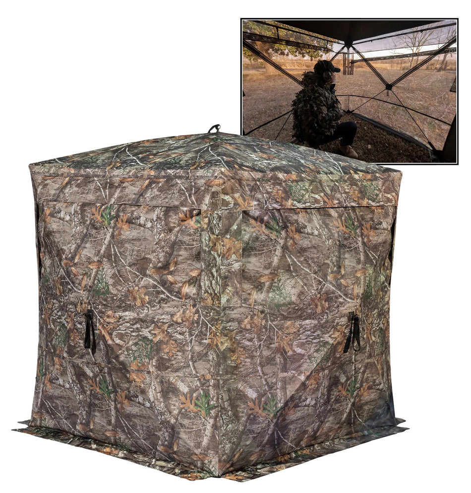 Rhino Blinds R180STRTE Rhino 180 See-Through Blind Realtree Edge 150D Mesh