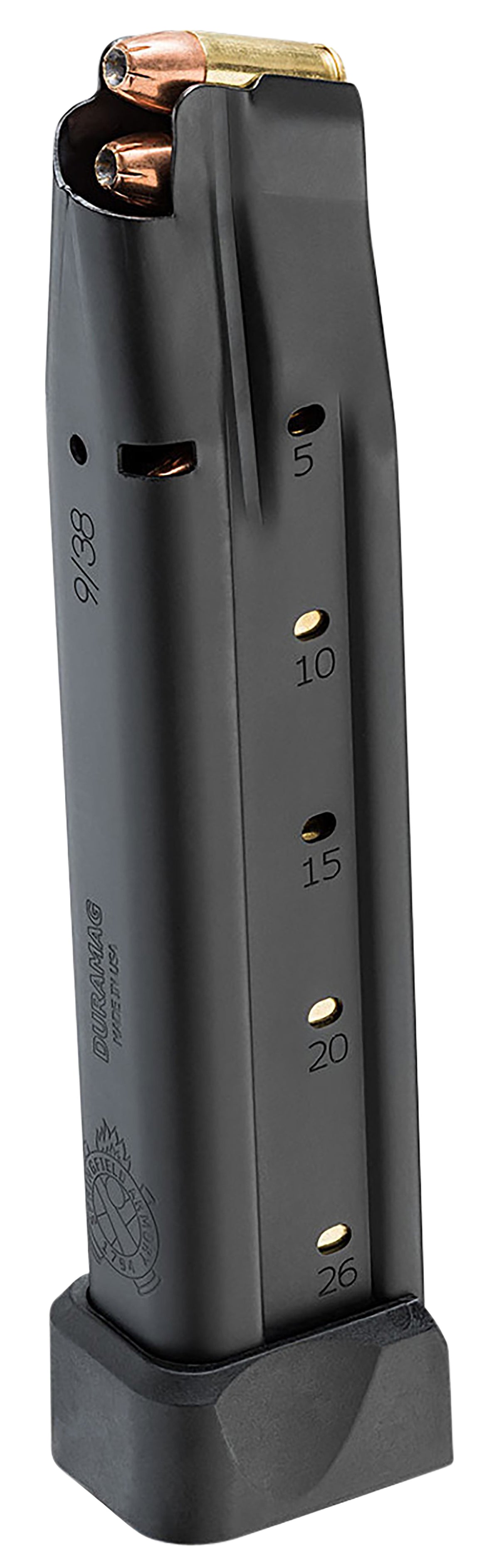 Springfield Armory PH6926 1911 Prodigy 26rd Double Stack Magazine 9mm Luger Black Steel